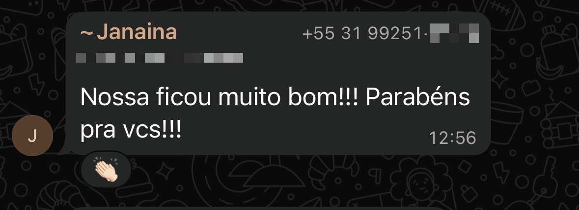 Depoimento de usuário do Checklasse