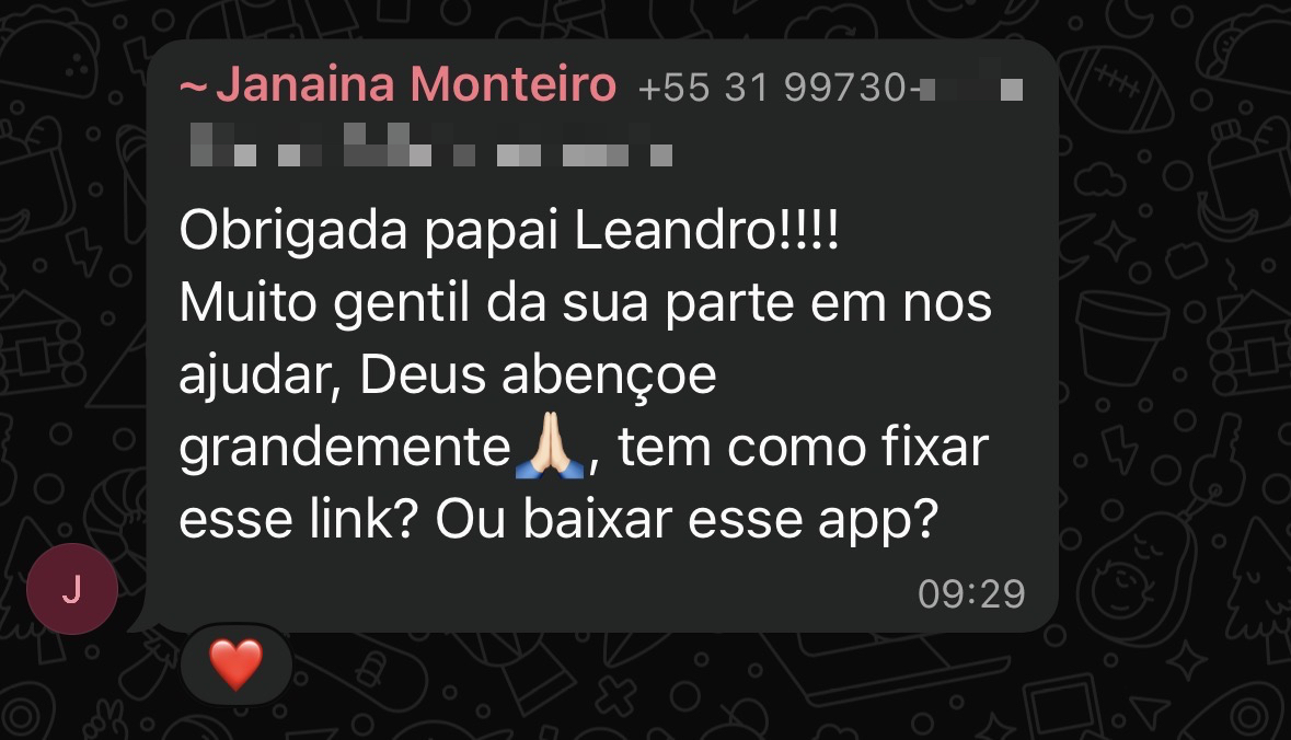 Depoimento de usuário do Checklasse