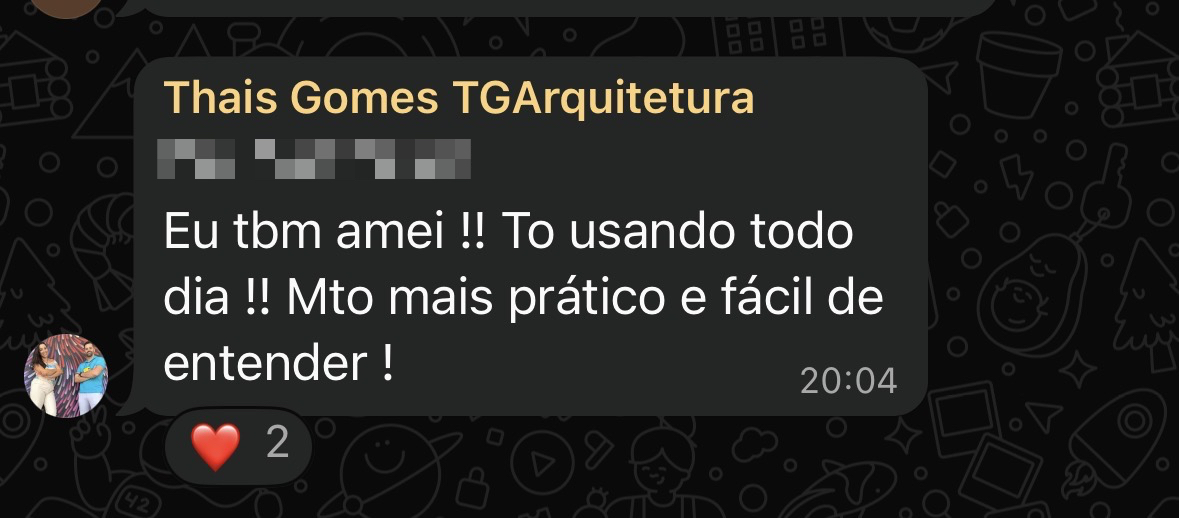 Depoimento de usuário do Checklasse